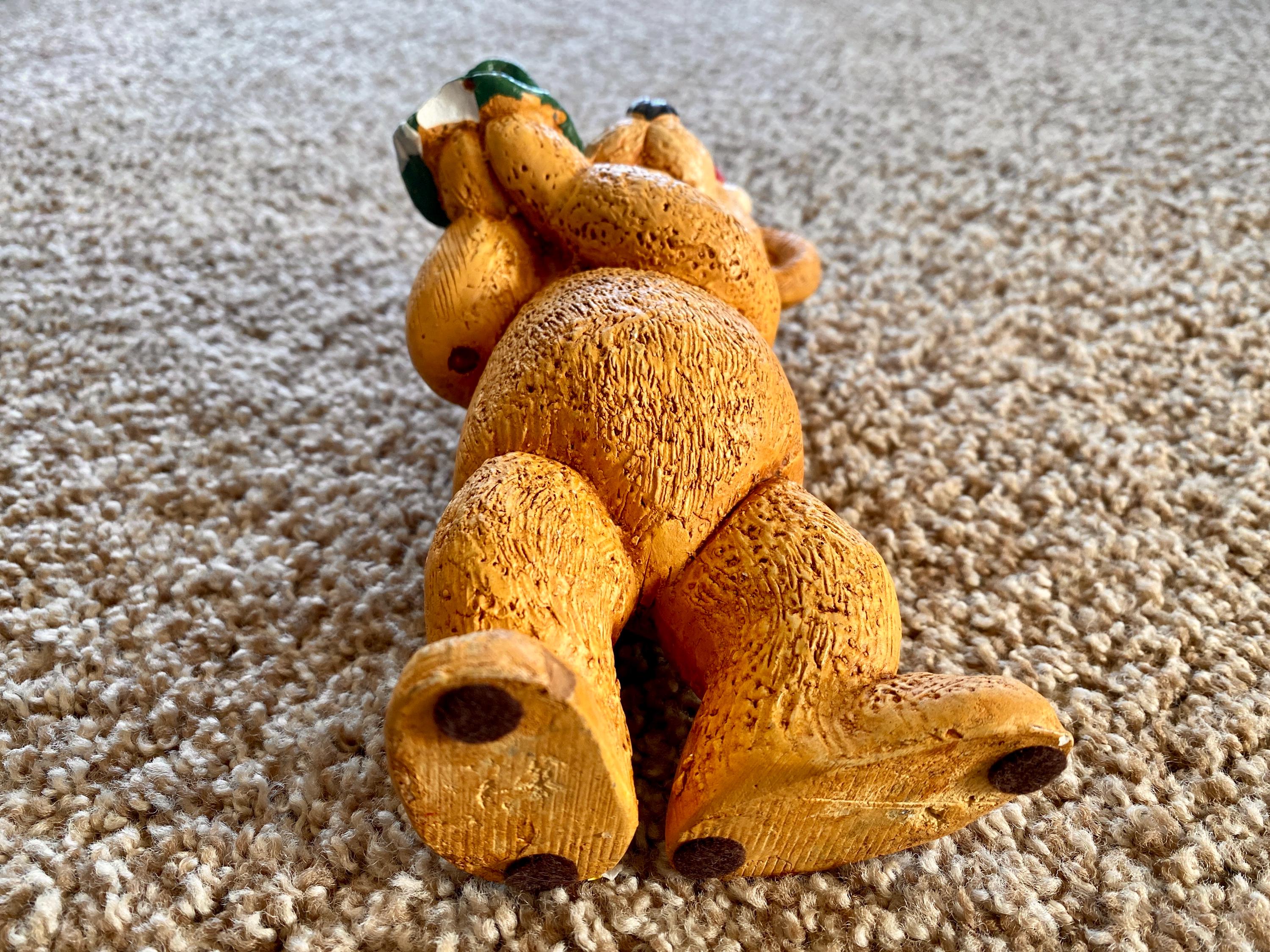 nostalgic bear ☆　テディベア 1980s Figural Teddy Bear Potpourri Ornaments From I.W. Rice, Set