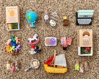 Vintage Trinkets, Minis & Smalls | Doll House Minis, Trinket Shelves, Printer Trays, Trinket Boxes | Knick-Knacks | You Choose [Pre-Owned]