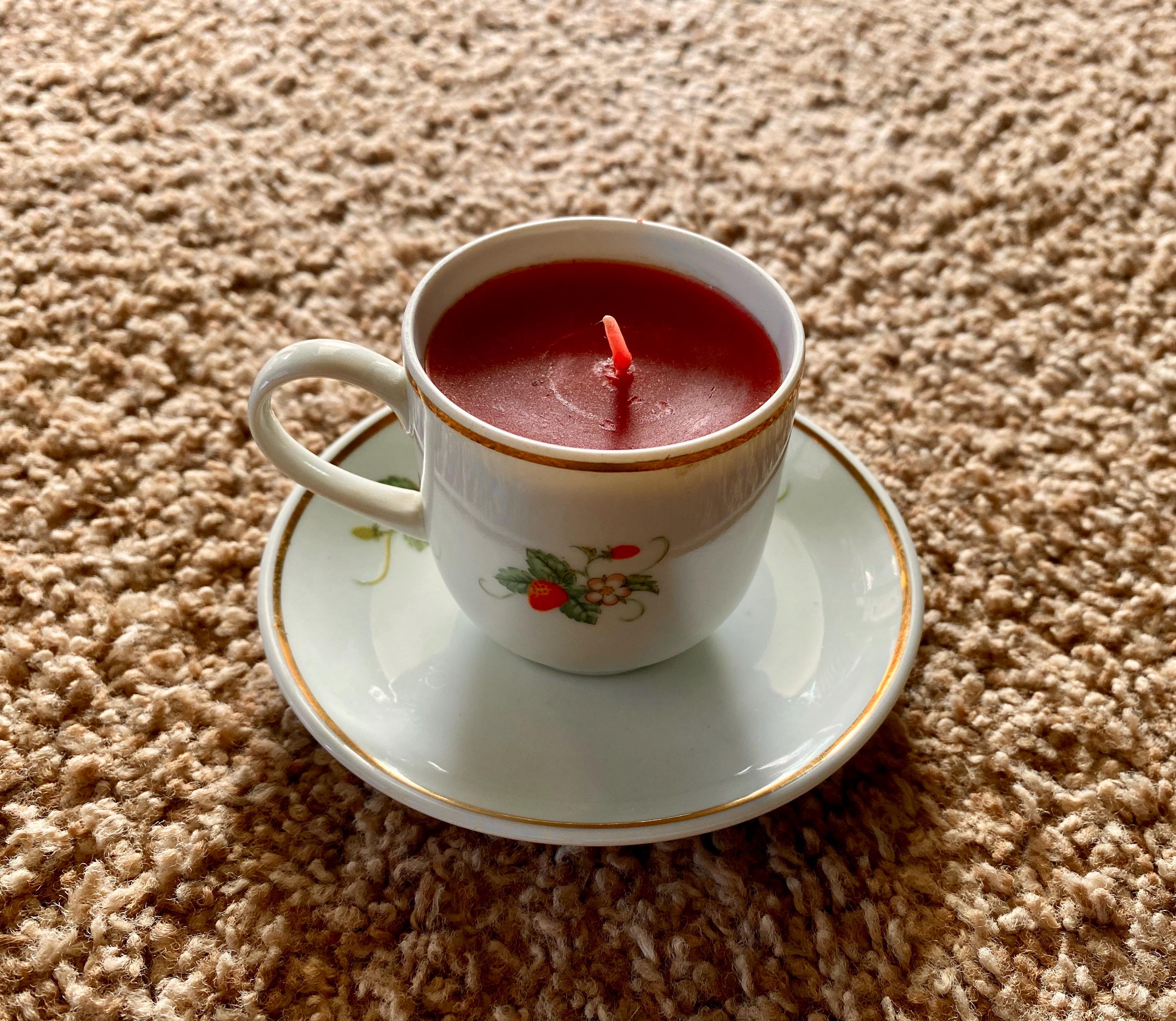 * vintage candle * ✵ * ✵ 陶器の キャンドル vintage candle * ✵ * ✵ 陶器の キャンドル