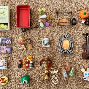 Vintage Trinkets, Minis & Smalls | Doll House Minis, Trinket Shelves, Printer Trays, Trinket Boxes | Knick-Knacks | You Choose [Pre-Owned]