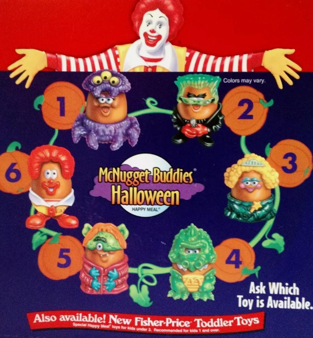 レアなヴィンテージ（1996年）ハロウィンマックナゲット マクドナルド