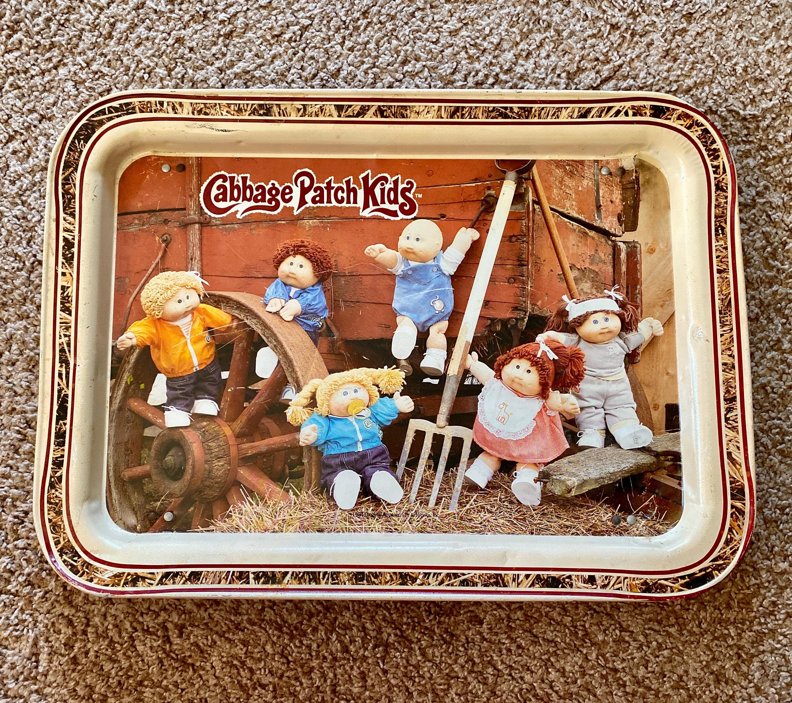 Vintage 1984 Cabbage Patch Kids Metal 17x12
