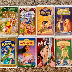 Rare Vintage (90s) Walt Disney Masterpiece VHS Movie Collection | Childhood Nostalgia from the 1990s | You Choose [Pre-Owned]