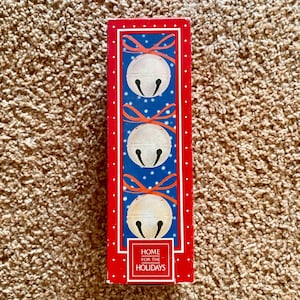 Vintage (1990s) Home for the Holidays Silver Plated Jingle Bells Set of 3 | Originally Sold at May Company [In Box]
