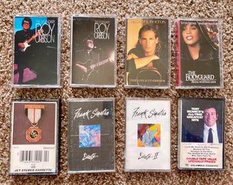 Vintage Cassette Tapes: 70s-90s Music - You Choose [Pre-Owned]