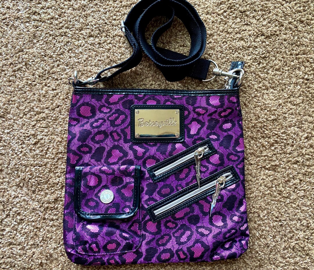 ※タグ付未使用品 BETSEY JOHNSON リボン レオパード ハンドバッグ タグ付未使用品 BETSEY JOHNSON リボン レオパード ハンドバッグ