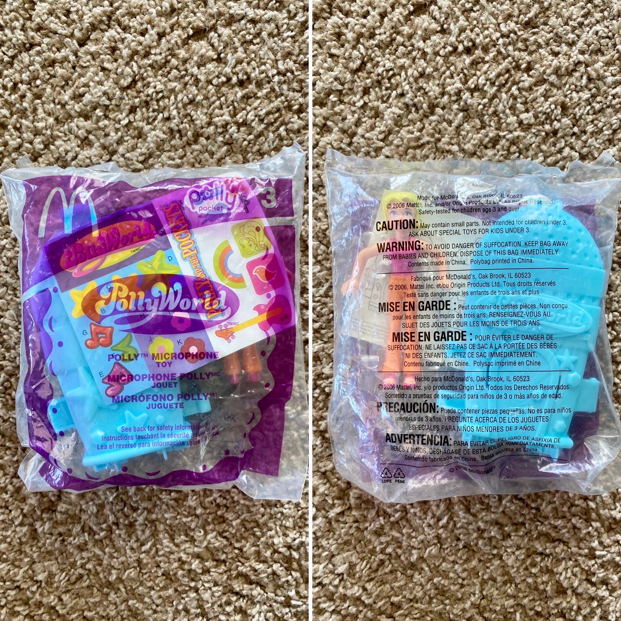 Jouet McDonald's Polly Pocket 2003 – Lea Avec Sac De Couchage, Scellé