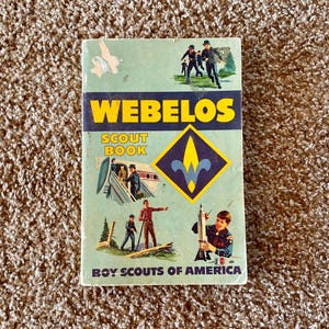 Vintage (1973) &quot;Webelos Scout Book&quot; Boy Scouts of America Paperback Book | 1967 Copyright [Pre-Owned]