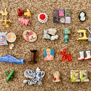 Vintage Trinkets, Minis & Smalls | Doll House Minis, Trinket Shelves, Printer Trays, Trinket Boxes | Knick-Knacks | You Choose [Pre-Owned]