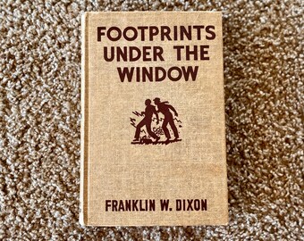 Vintage 1933 "Footprints Under the Window" Hardcover Book