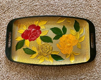 たぁこ*さま】vintage tray ❀ スポンコリ トレイ Finland たぁ
