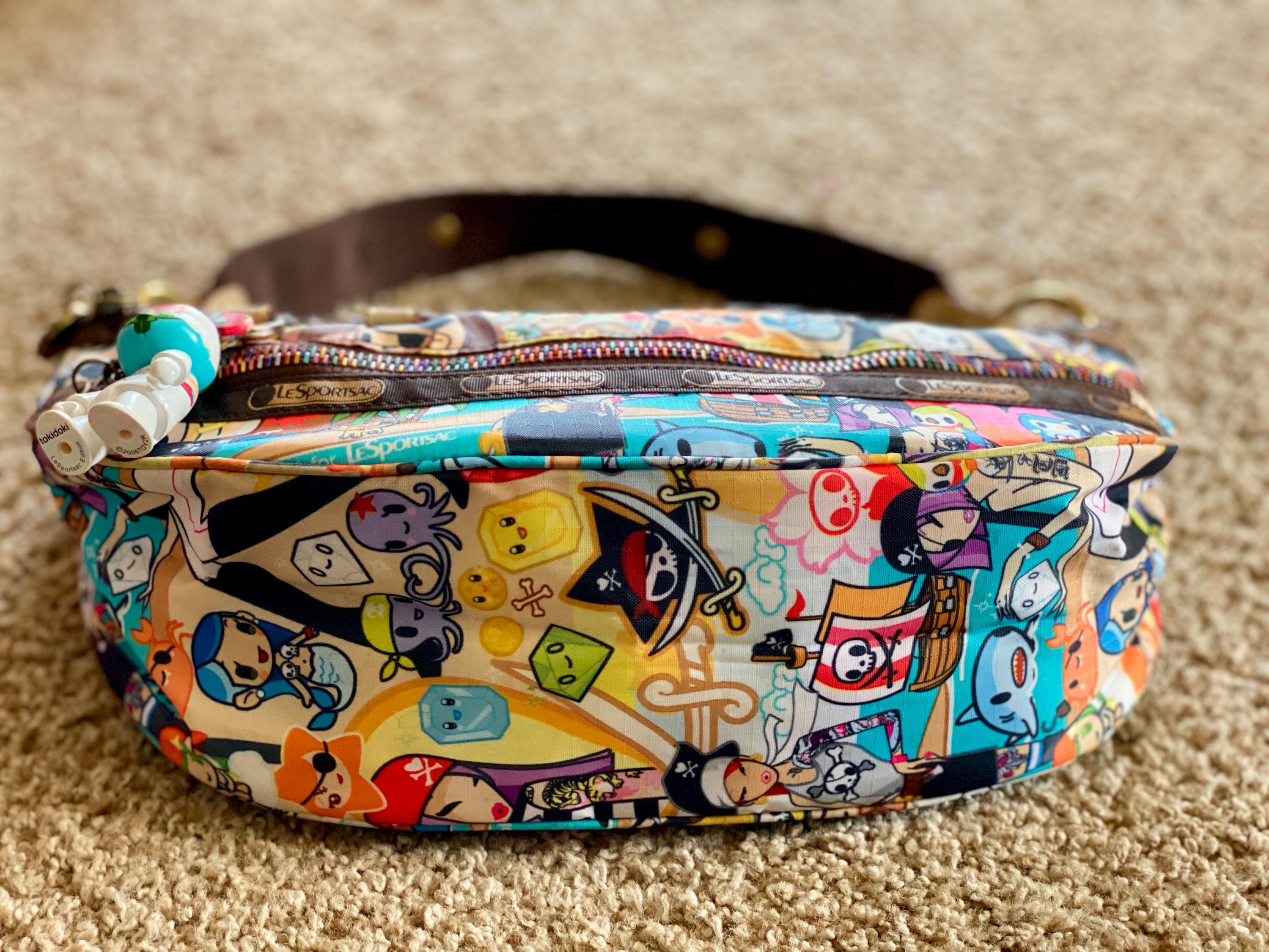 Vintage Tokidoki Lesportsac Hobo Bag: Pirate Nautical Print