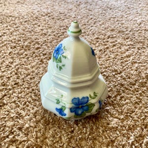 Vintage Marie-Claire Floral Sugar Bowl with Lid - Gallo Leonardo