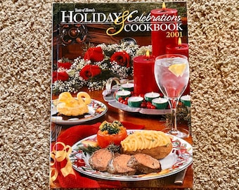 Vintage (2001) Livro de receitas de capa dura para festas e comemorações da Taste of Home | Várias receitas para festas [usado]