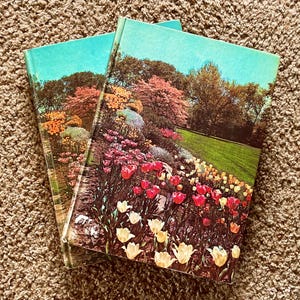 Rare Vintage (1964) &quot;New Illustrated Encyclopedia of Gardening&quot; Floral Hardcover Books | Vintage Midcentury Books | You Choose [Pre-Owned]