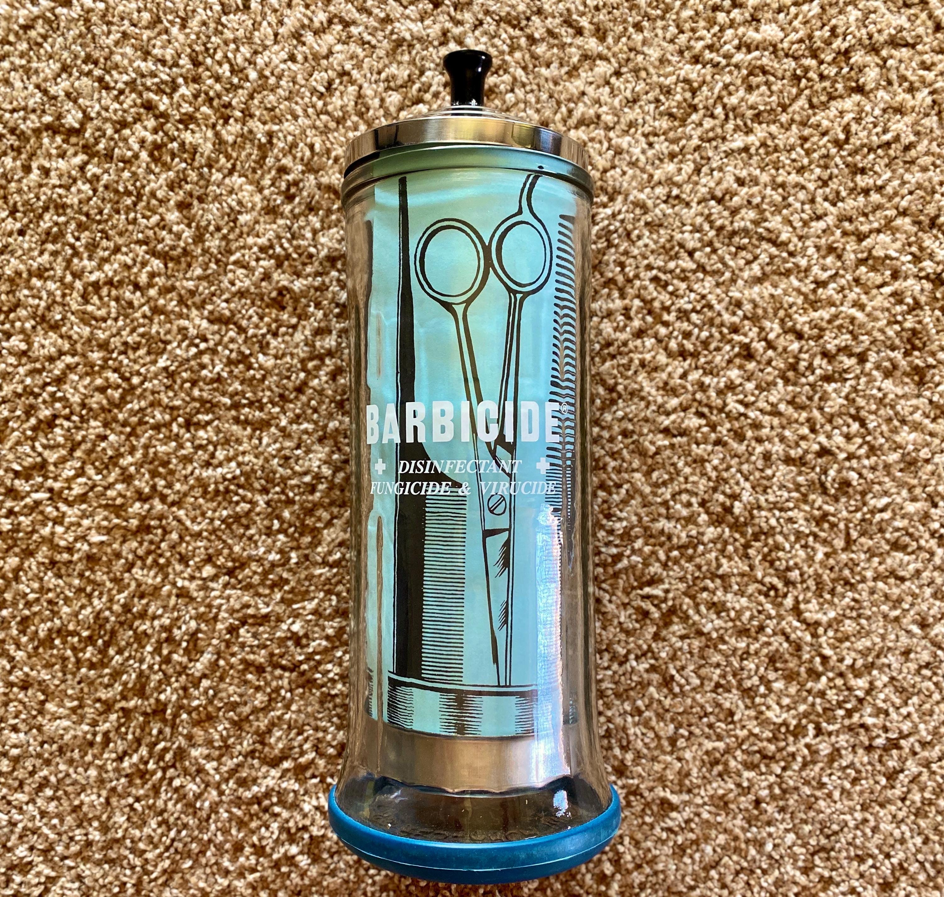 BARBICIDE 消毒　barber バーバー　床屋　美容室　ヴィンテージ Rare Vintage (1950s) Barbicide Disinfecting Jar for Hairstylists