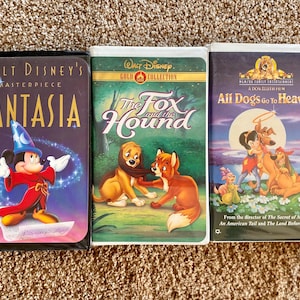 Vintage (90s) Walt Disney VHS Movie Collection | Childhood Nostalgia from the 1990s | You Choose [Pre-Owned]