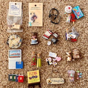 Vintage Trinkets, Minis & Smalls | Doll House Minis, Trinket Shelves, Printer Trays, Trinket Boxes | Knick-Knacks | You Choose [Pre-Owned]