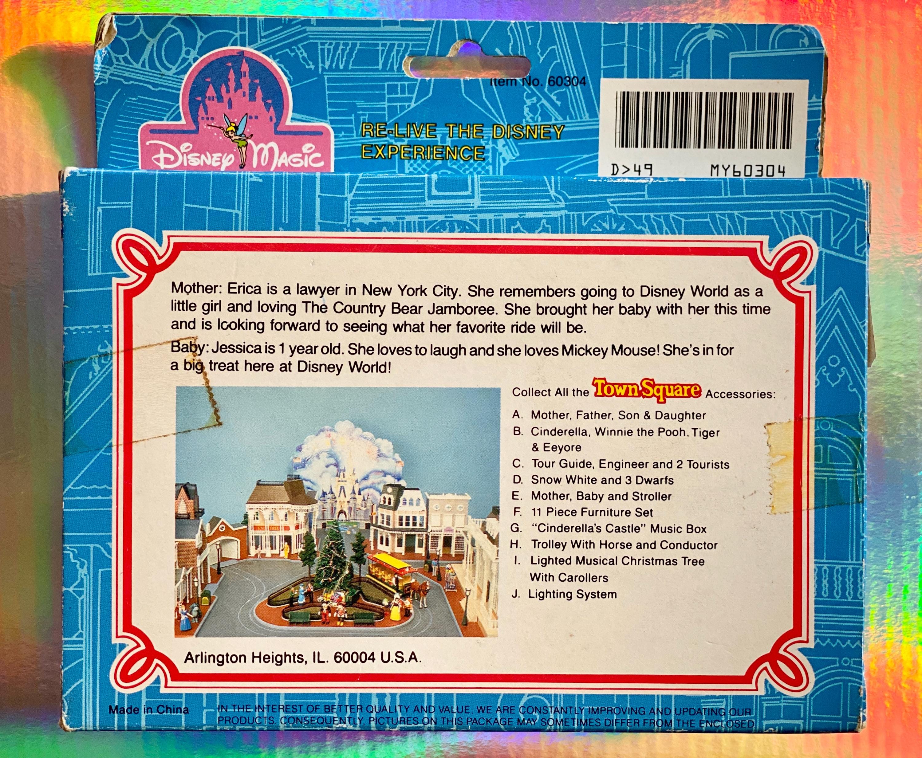 Vintage (1988) Disney World Town Square Friends 