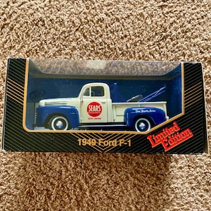 Vintage Limited Edition Ford 1949 F-1 Sears Roebuck & Co. Die-Cast Model Truck | Vintage Toy | Truck Toy [New in Box]