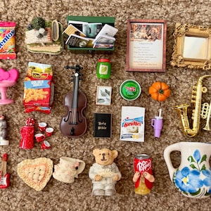 Vintage Trinkets, Smalls & Minis - Dollhouse, Printer Tray, Trinket Shelf [Pre-Owned]