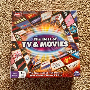 New (2014) &quot;The Best of TV & Movies&quot; Board Game | Family Game Night / Party Games [Sealed]
