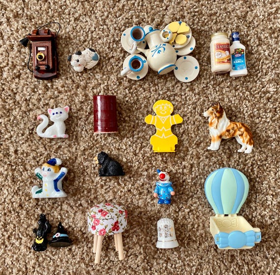 ヴィンテージの小物：ドールハウスのミニチュア、小物 - お好みで