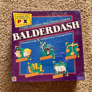 New (2003) &quot;Balderdash&quot; The Classic Bluffing Board Game | Family Game Night / Party Games [Sealed]