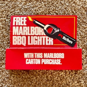 Vintage (1991) Marlboro BBQ Lighter from Philip Morris Inc. | Was Free with a Carton Cigarette Purchase [Sealed]