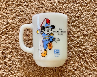 Vintage 1955 Musse Pigg & Pepsi Mjölk Glasmugg