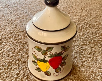 Vintage Harmony House Erdbeerdose: Keksdose aus den 70er Jahren, Hergestellt in Japan