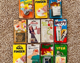 Vintage (1980s) Trick Novelty / Practical Joke Toys | Gag Gifts | You Choose [Sealed]