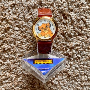Vintage (1990s) Disney&#39;s &quot;The Lion King&quot; Timex Analog Watch | Vintage Disney | Vintage Watch [New in Box]