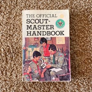 Vintage (1981) &quot;The Official Scout-Master Handbook&quot; Paperback Book | 80s Scouts of America [Pre-Owned]