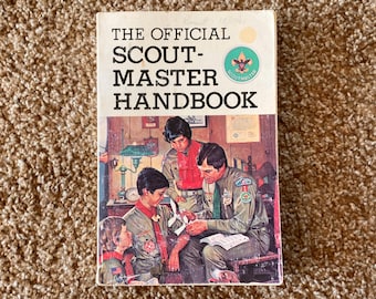 Vintage (1981) "The Official Scout-Master Handbook" Paperback Book | 80s Scouts of America [Pre-Owned]