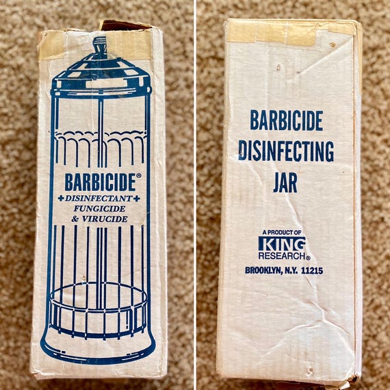 BARBICIDE 消毒 barber バーバー 床屋 美容室 ヴィンテージ