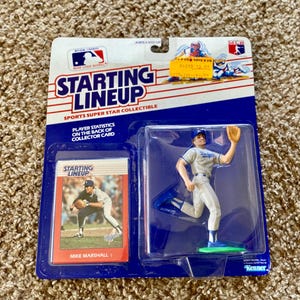 Vintage (1988) Mike Marshall Los Angeles Dodgers Starting Lineup Action Figure | Officially Licensed MLB | LA Dodgers [Sealed]