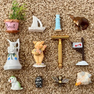 Vintage Trinkets, Minis & Smalls | Doll House Minis, Trinket Shelves, Printer Trays, Trinket Boxes | Knick-Knacks | You Choose [Pre-Owned]