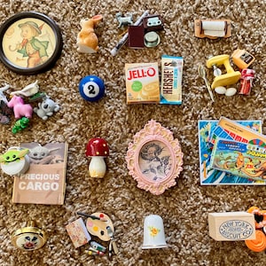 Vintage Trinkets, Minis & Smalls | Doll House Minis, Trinket Shelves, Printer Trays, Trinket Boxes | Knick-Knacks | You Choose [Pre-Owned]