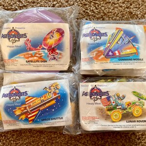 Vintage (1991) Astronauts Happy Meal Toy Collection from McDonald&#39;s | You Choose [Sealed]