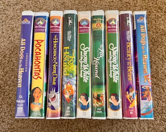 1980年代/1990年代のヴィンテージディズニーVHS映画コレクション - お好きなものをお選びください