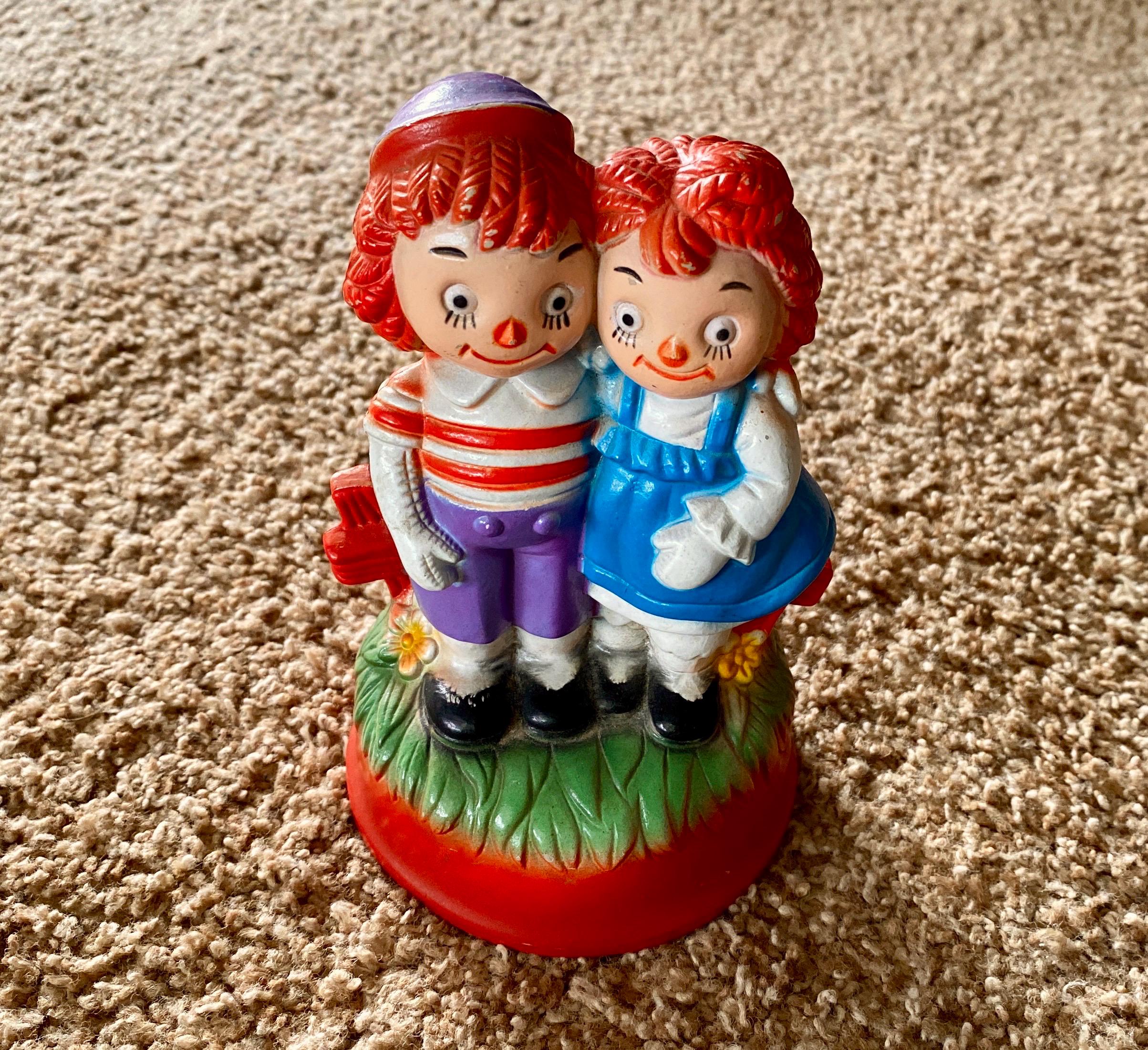 ヴィンテージ ラガディ・アン＆アンディ フィギュア：1974年製