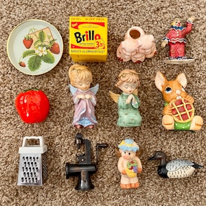 Vintage Small Figurines, Trinkets, Statues & Knick-Knacks | Printer Trays, Trinket Shelf | You Choose [Pre-Owned]