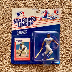 Vintage (1988) Franklin Stubbs Los Angeles Dodgers Starting Lineup Action Figure | Officially Licensed MLB | LA Dodgers [Sealed]