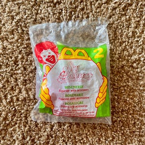 Vintage (1996) Sky Dancers &quot;Rosemerry&quot; Happy Meal Toy | Skydancer 90s Girl Toy [Sealed]