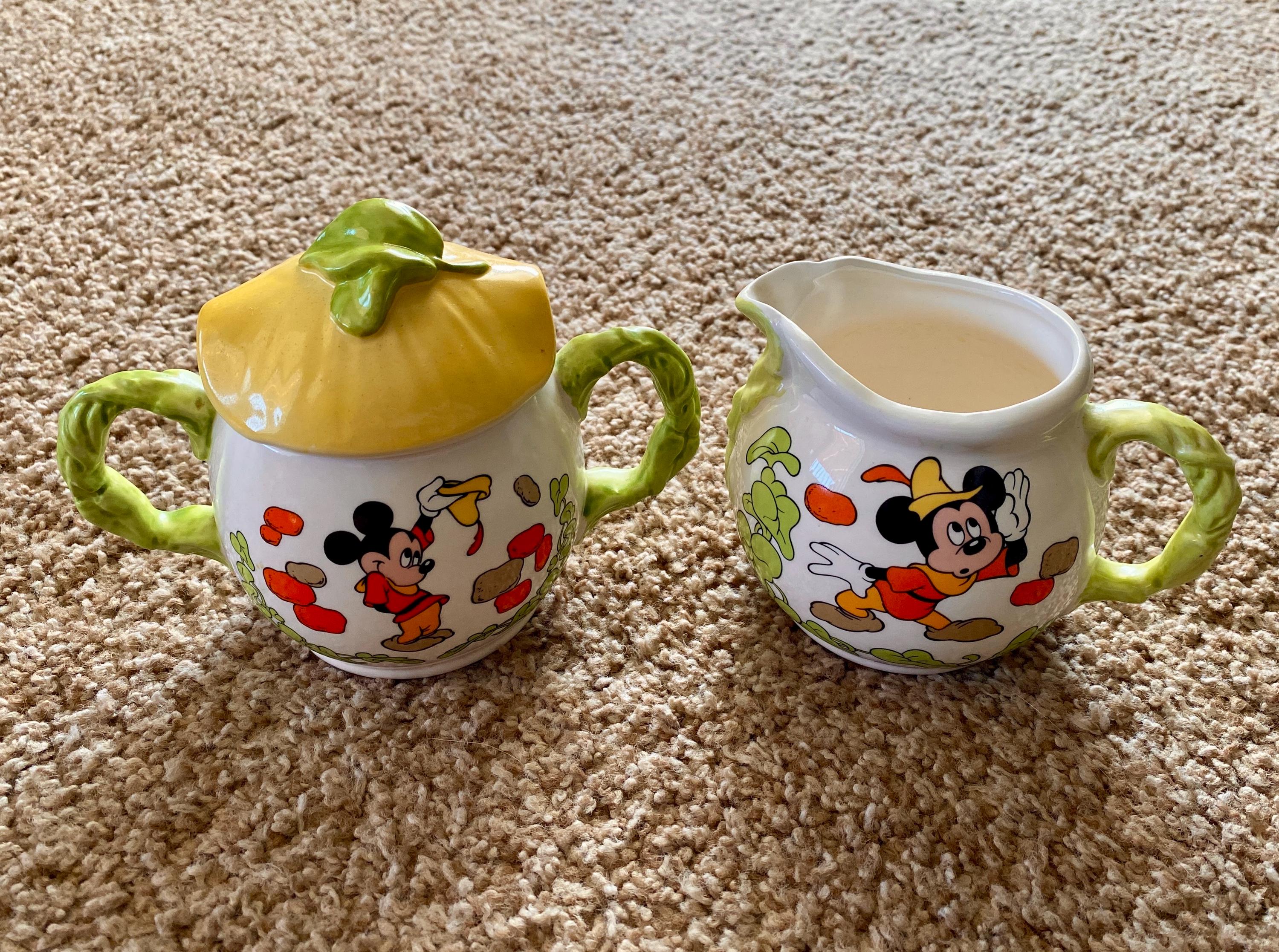 Mickey Mouse Sugar and Creamer Canada