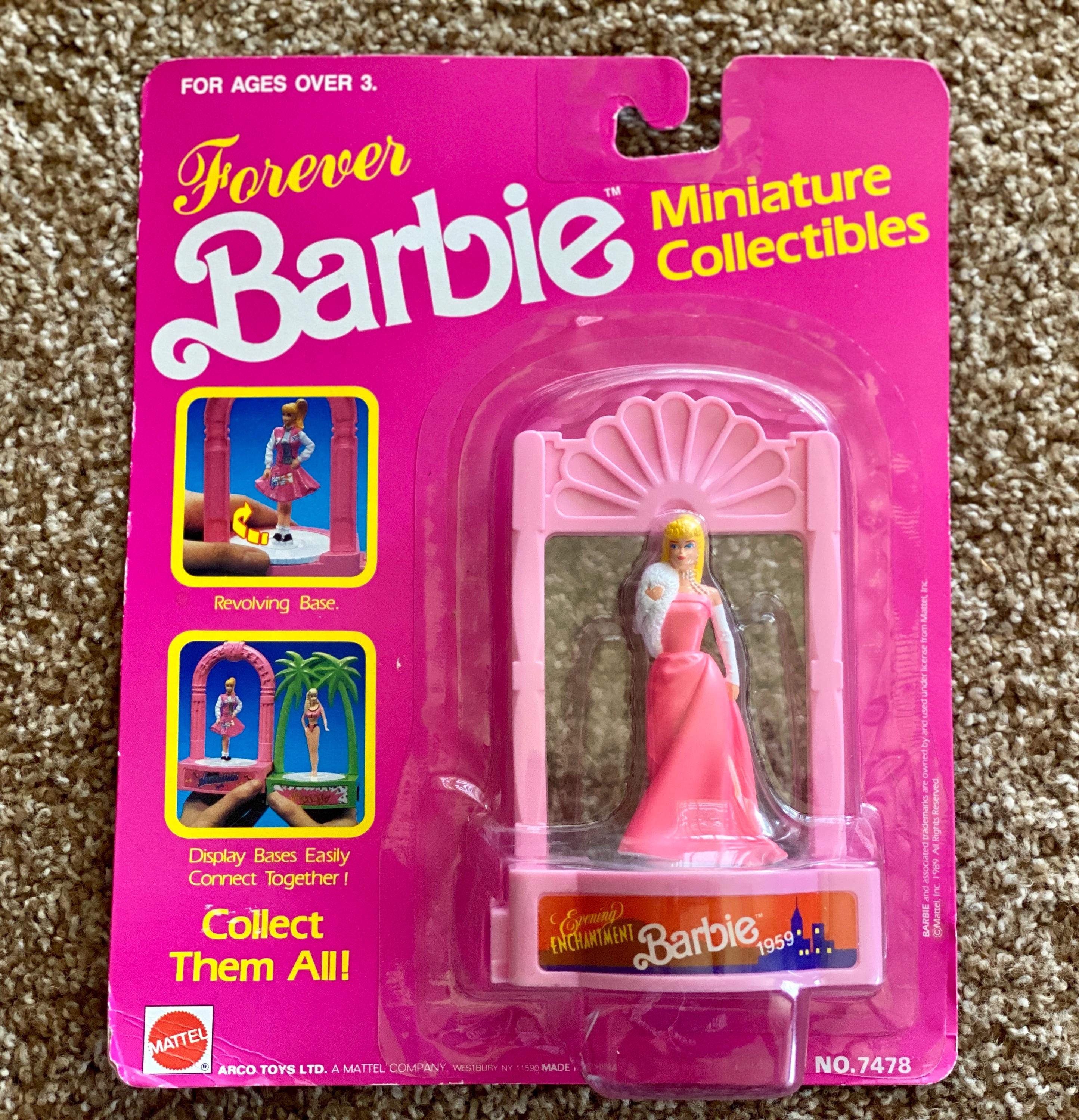80年代ヴィンテージ（1989年）フォーエバーバービーミニチュア 
