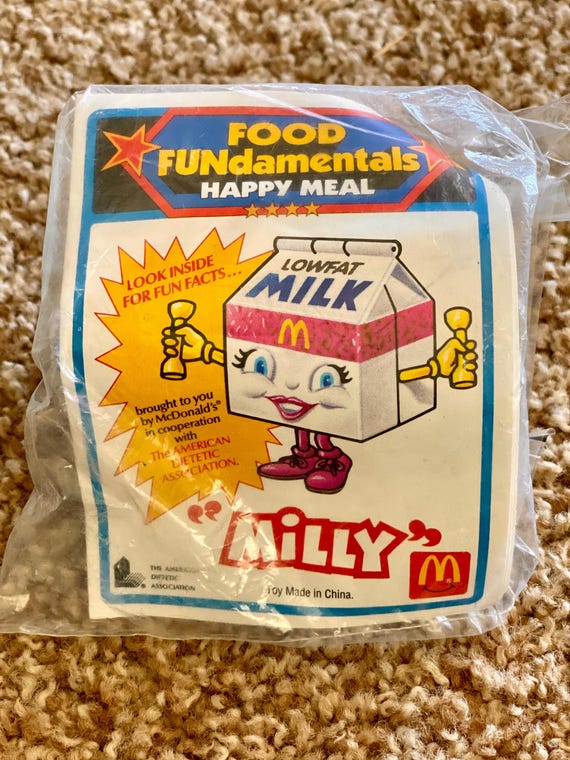 ヴィンテージ（1992年）マクドナルド FUNdamentals 折りたたみ式フード