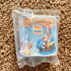 Vintage (1995) Disney&#39;s &quot;Goofy and Max&#39;s Adventures&quot; Burger King Toy Kid&#39;s Club Toy [Sealed]