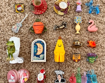 Vintage Trinkets & Minis - Dollhouse, Shelves, Printer Tray Collectibles